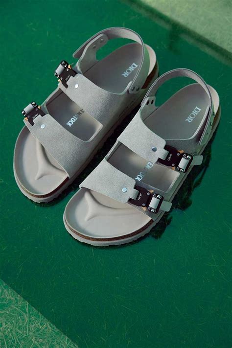 Dior collab sandals